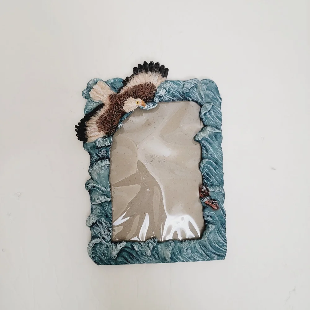 eagle and fish 3D pictures frames, ocean 3D 4